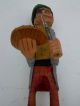 Hand Wood Carved Figure Todocio The Artist Signed Vintage Gift Collector Item Other photo 7