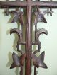 Fine 19thc Black Forest Cross Intricately Carved With Oak Leaves Other photo 3