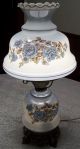 Vintage Victorian Romantic Gone With The Wind Gwtw 3 Way Lamp,  Blue/brown Luster Lamps photo 1