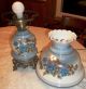 Vintage Victorian Romantic Gone With The Wind Gwtw 3 Way Lamp,  Blue/brown Luster Lamps photo 7