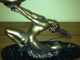 Brass Dancing Lady Table Lamp - Antique Brass Lamps photo 2