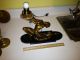 Brass Dancing Lady Table Lamp - Antique Brass Lamps photo 4