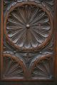 19th C.  Oak Wooden Rectangular Panel With Central Circular Decor & Other Other photo 2