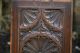 19th C.  Oak Wooden Rectangular Panel With Central Circular Decor & Other Other photo 4
