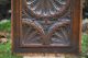 19th C.  Oak Wooden Rectangular Panel With Central Circular Decor & Other Other photo 6