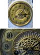Victorian Waterbury Parlor Clock Porcelain Ornate Face Beveled Glass Clocks photo 2