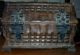 Antique Hand Carved Tramp Art Box With Wrought Iron Hinges,  Handles,  & Closure Boxes photo 1