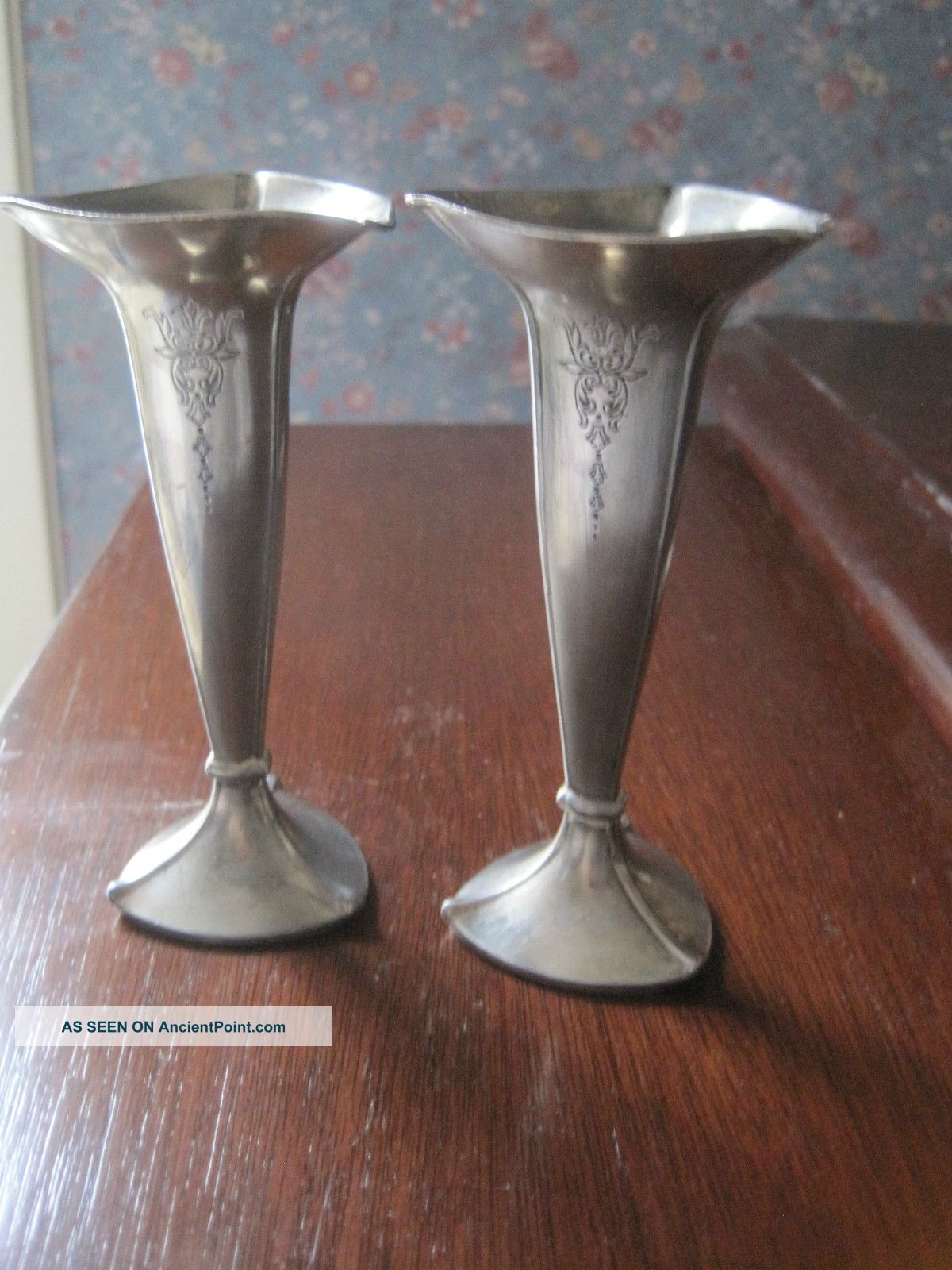 Metalware Candle Holders Marked In Japanese Metalware photo