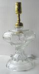 Glass Kerosene/oil Lamp Octagonal Font 2 Adapter.  Can Electrify Lamps photo 1