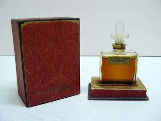 Vintage Marcel Guerlain Tobac Fleuri Perfume Bottle Box - photo