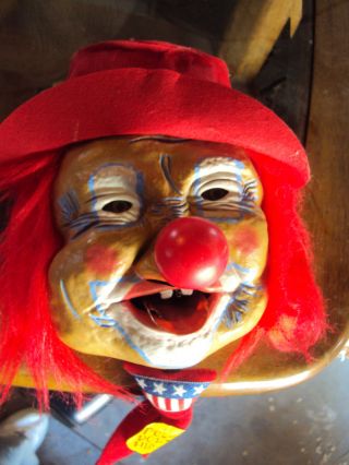 Rare 1970 ' S Bibi Products Peter Laffun Clown Head photo