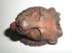 2 Very Old Bronze Lion Head Sculpture Art Work Metalware photo 5