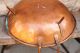 Antique Hammered Copper Pan W Feet Patina Look Metalware photo 2