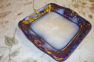 Antique Serving Plate - - 1700 ' S? Very Unusual Pretty Coloring photo