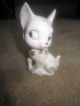 Porcelin Kitty Retro 4.  5 Inch Tall Collectable And Vintage Figurines photo 1