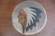 Antique Early 20thc Hand Painted Native American Hide & Birch Bark Drum Other photo 2