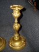 Rare Pair Rococco Antique Candlesticks 1790 - 1820 {miller ' S Antiques} Metalware photo 3