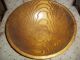 Antique Tiger Maple ? Old Wooden Dough Bowl Great Wood Grain Primitive Bowls photo 1