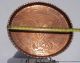Hand Wrought Copper Tray,  Large / Heavy Antique Middle Eastern Metalware photo 4