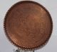 Hand Wrought Copper Tray,  Large / Heavy Antique Middle Eastern Metalware photo 5