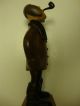 Vintage Romer Carved Wood Figure/ Pilot/ Aviator - Made In Italy Carved Figures photo 3