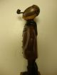 Vintage Romer Carved Wood Figure/ Pilot/ Aviator - Made In Italy Carved Figures photo 4