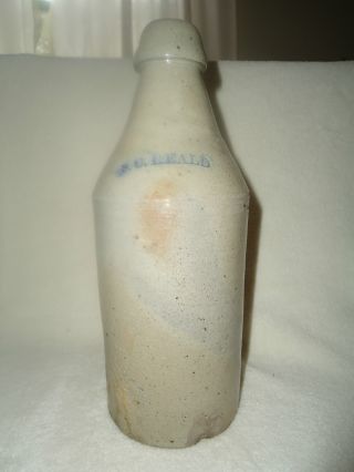 Early Soda Bottle - S.  C.  Heald Stoneware photo