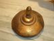 Antique 19th Century Copper Kettle Gooseneck Brass Teapot Acorn Finial Dovetail Metalware photo 5