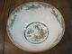 2 Pc Antique Porcelain Pedestal Bowl W/ Stand Plate Oriental Petrus Regout Honc Bowls photo 8