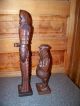 Vintage Ornate Don Quixote And Sancho Panza Carved Wood Figurines Carved Figures photo 3