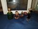 4 Pieces Of Antique Vintage Glass Perfume Bottles Austrian & Cut Glass Perfume Bottles photo 1
