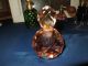 4 Pieces Of Antique Vintage Glass Perfume Bottles Austrian & Cut Glass Perfume Bottles photo 2