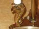 Vintage Rembrandt Bouillotte Desk Lamp Brass Vintage 3 Light The Roaring 20 ' S Lamps photo 3