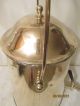 Antique Brass Water/coffee Kettle Pot Urn Samovar Cowboy Campfire Hearth Railway Metalware photo 4