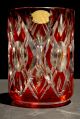 Large Ruby Cased Val St.  Lambert Vase,  1930s - 1950s Vases photo 4