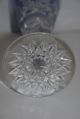 Val St Lambert Deep Cut Crystal Sapphire Blue Vase Vases photo 11