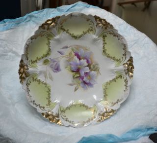 Rs Prussia Porcelain Display Dish - 12 