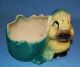 Vintage Ceramic Shawnee Art Pottery Darling Baby Duck Bird Figurine/planter Figurines photo 6