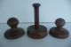 3 Antique 19thc Primitive Wood Carved Butter Mold Press Stamp Other photo 1