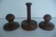 3 Antique 19thc Primitive Wood Carved Butter Mold Press Stamp Other photo 1