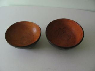 Look Vintage Bowls Hand Made Unknow Date Stunning Decor Hard To Find Style photo