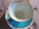 Aynsley Turquoise Gold Corset Shaped Tea Cup And Saucer 1405 Cups & Saucers photo 1