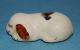 Vintage Porcelain Ceramic Cute Little Pottery Beagle Hound Dog Figurine Figurines photo 1