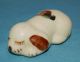 Vintage Porcelain Ceramic Cute Little Pottery Beagle Hound Dog Figurine Figurines photo 2