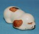 Vintage Porcelain Ceramic Cute Little Pottery Beagle Hound Dog Figurine Figurines photo 3