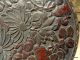 Antique Victorian Fine Carved Birds Flowers Treen Box Round Wood Trinket Sewing Boxes photo 10