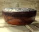 Antique Victorian Fine Carved Birds Flowers Treen Box Round Wood Trinket Sewing Boxes photo 1