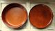 Antique Victorian Fine Carved Birds Flowers Treen Box Round Wood Trinket Sewing Boxes photo 5