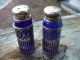 Old Cobalt Blue Salt And Pepper Shakers Salt & Pepper Shakers photo 3
