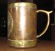 Vintage,  Arts And Crafts Brass And Copper Spanish/aztec Cup Mug Metalware photo 1